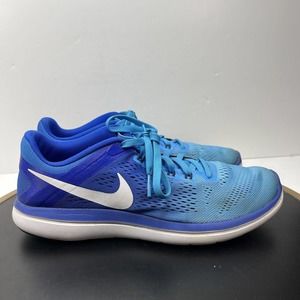 Nike Women‎ Running Shoes Sneakers Size 9.5 Flex 2016 RN 830751-401 Blue